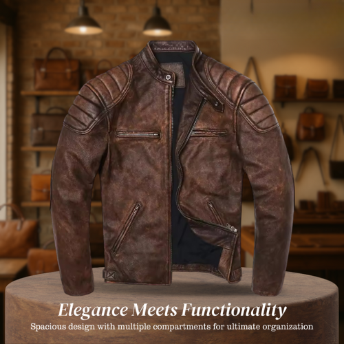 Alexander | Vintage Racer Leather Jacket