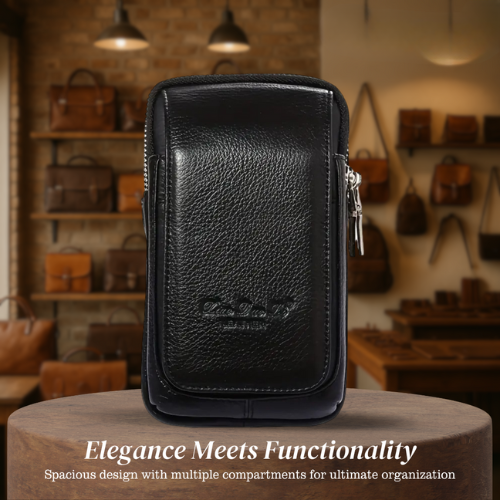 Sander | Phone & Essentials Leather Belt Pouch