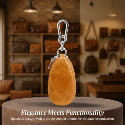 Kevin | Double Leather Key Organizer Wallet