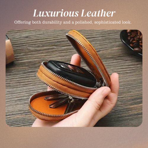 Kevin | Double Leather Key Organizer Wallet