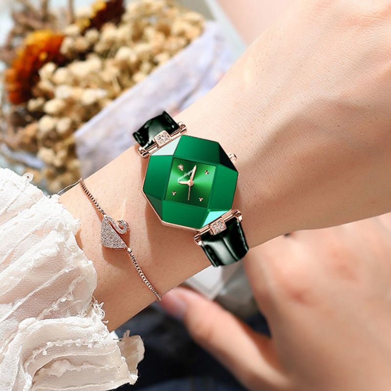 Emerald Touch Diamond Quartz Watch
