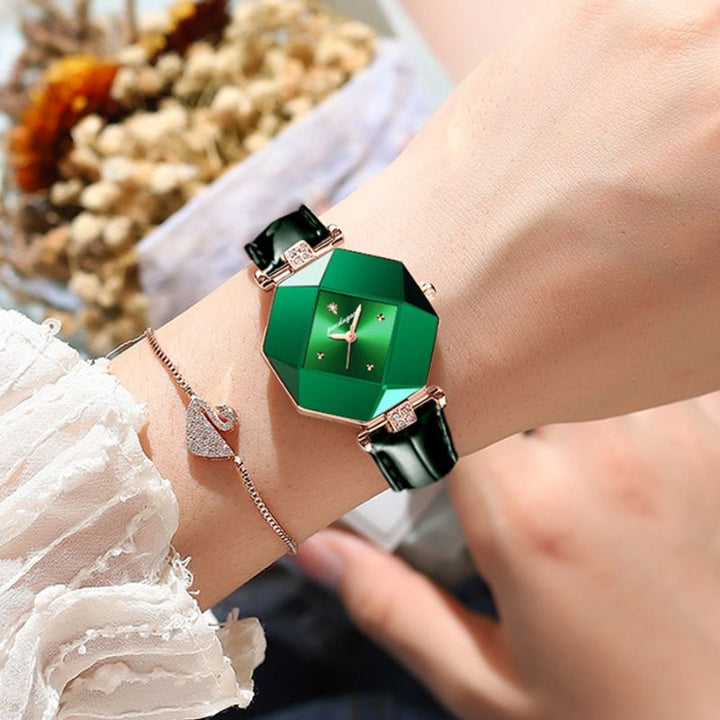 Emerald Touch Diamond Quartz Watch