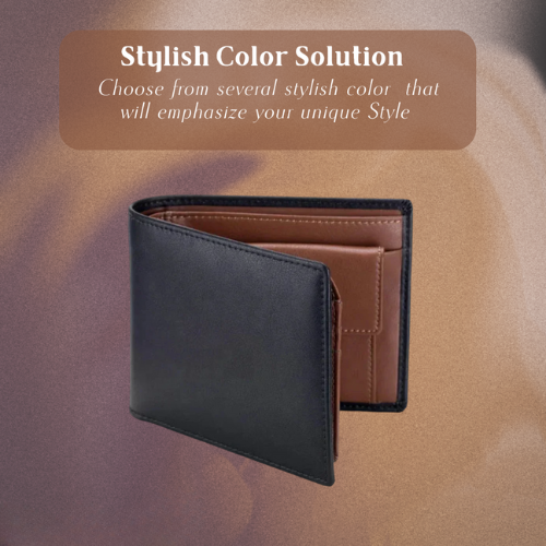 Sebastian | Two-Tone Leather Bifold | Wallet