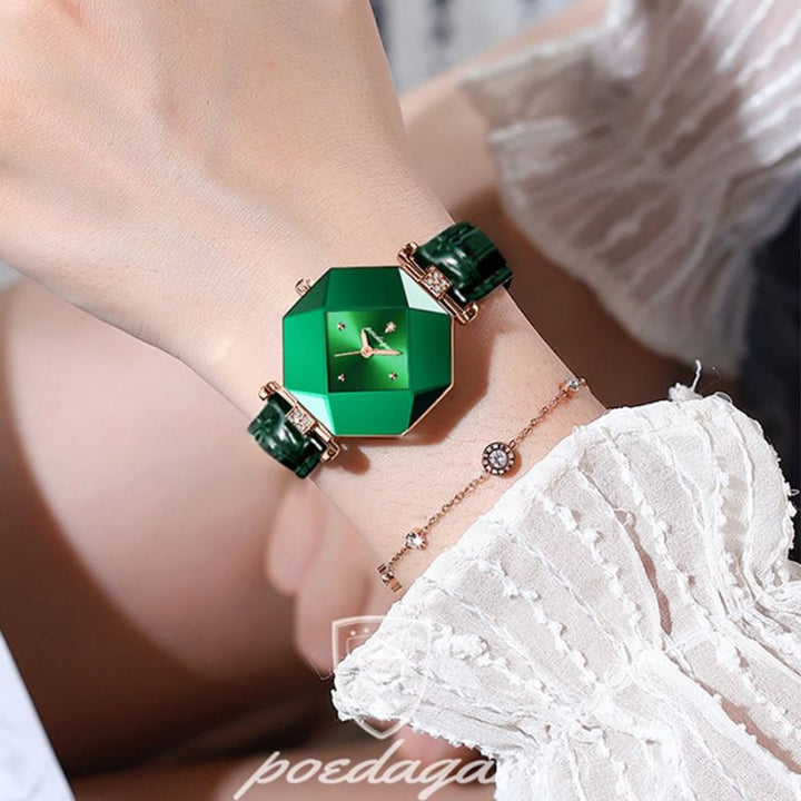 Emerald Touch Diamond Quartz Watch