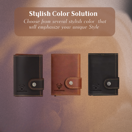 Mark | RFID Leather Money Clip | Wallet