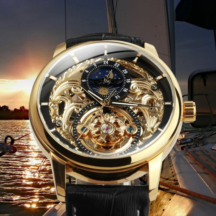 Midnight Skeleton Automatic Timepiece