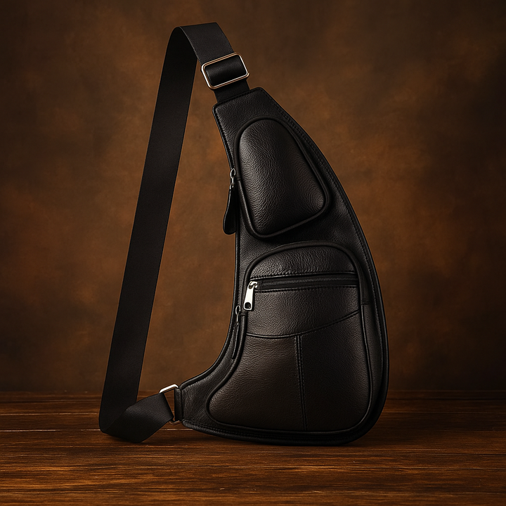 Zachary - Men’s Vintage Leather Sling Bag