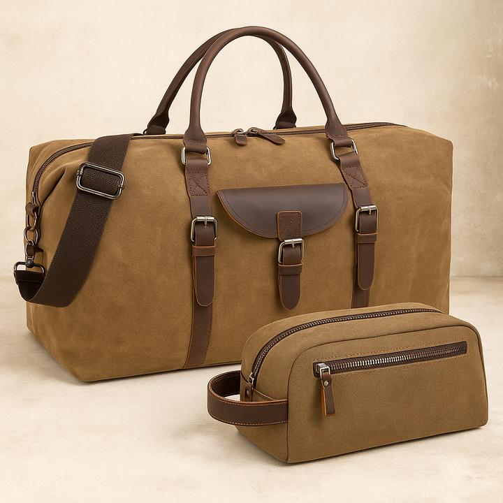 Stephen - Leather Weekender Travel Bag