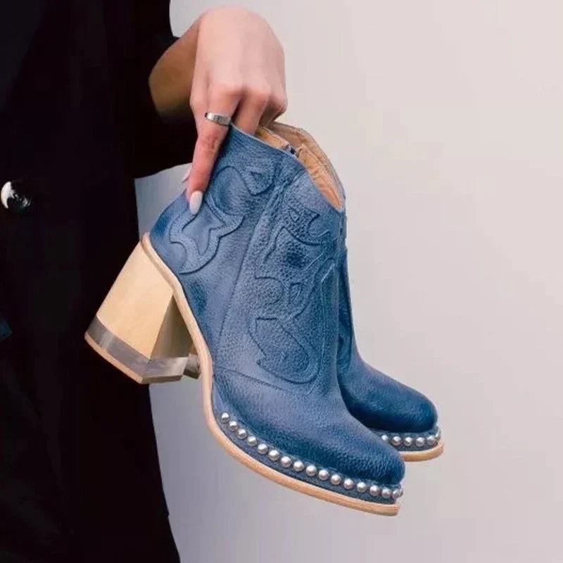 Norwich Embroidered Mid Boots