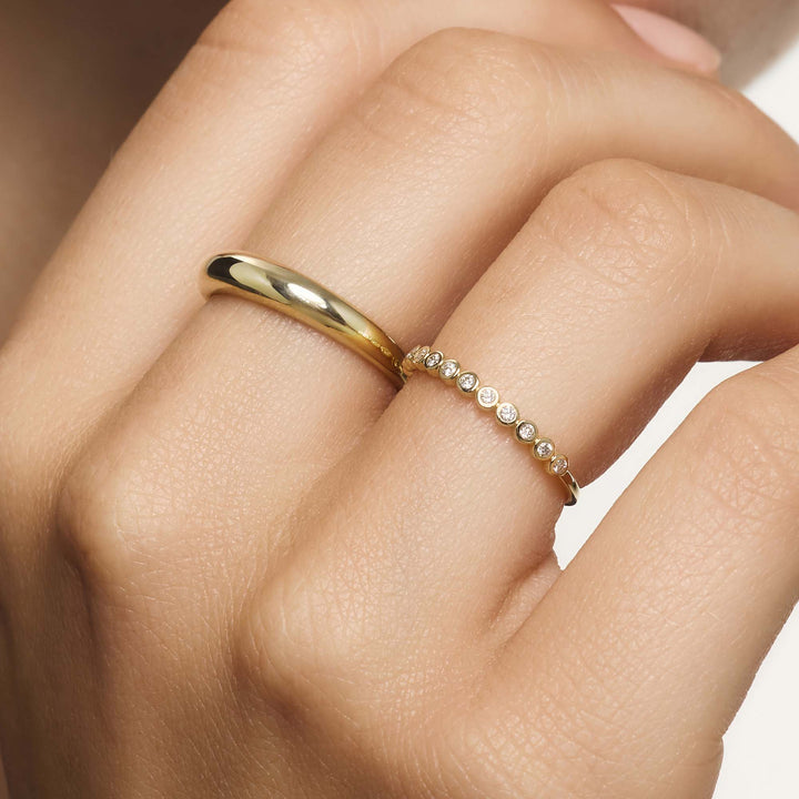 Midi Dome Ring | Gold 14k