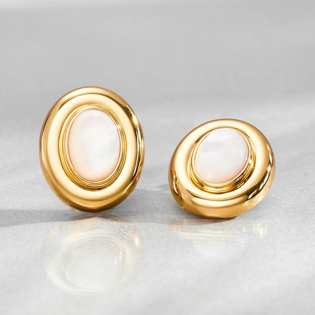 Giselle Pearl Earrings | Gold 14k