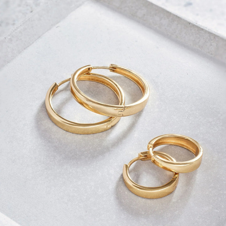 Gia Hoops | Gold 18k