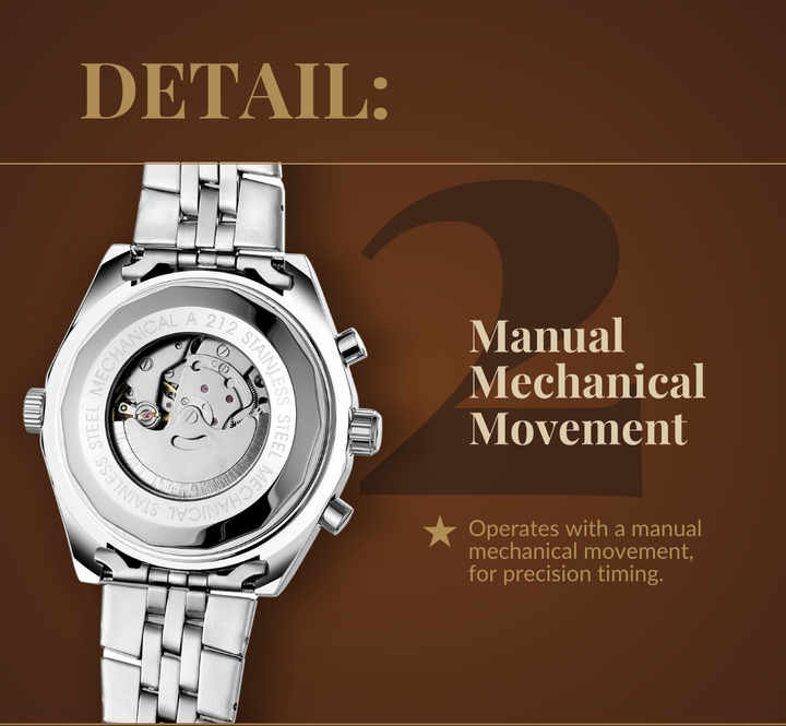 Rugged Military Mechanical Watch