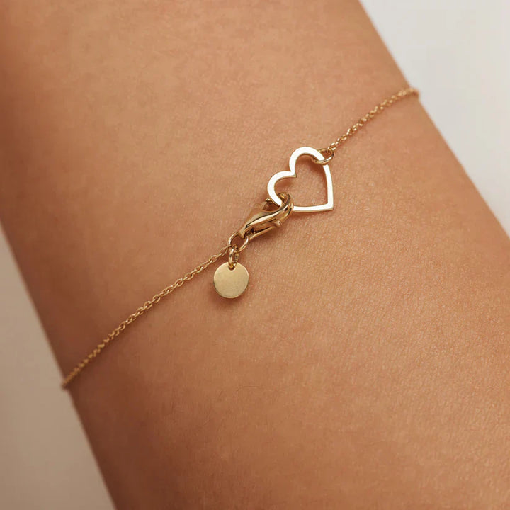 Lilou Coeur Bracelet | Gold 14k