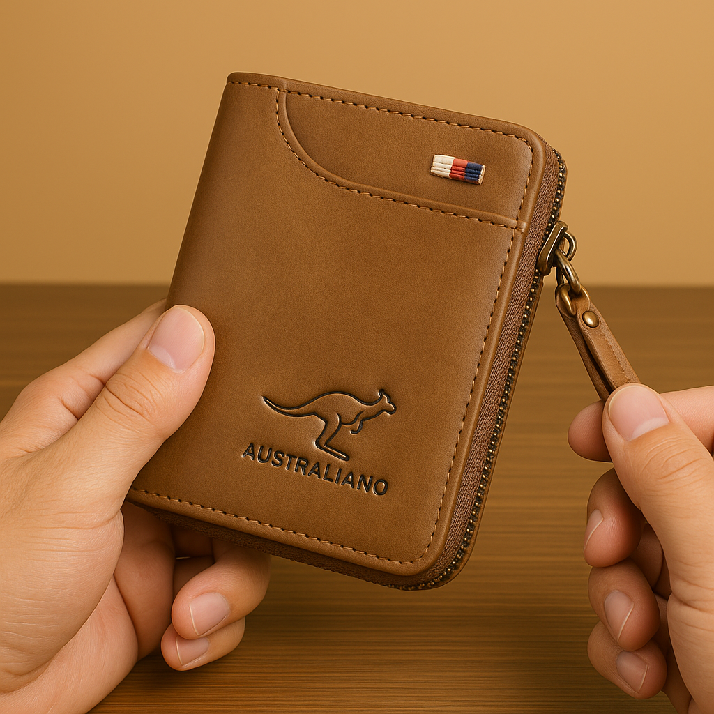 Les | Zipper Wallet with RFID Protection