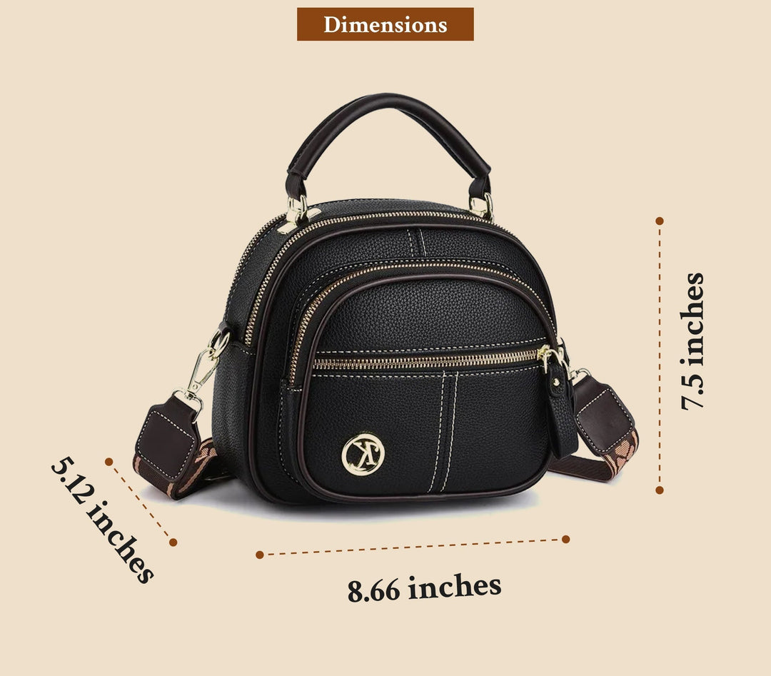 Graceful Leather Crossbody Bag