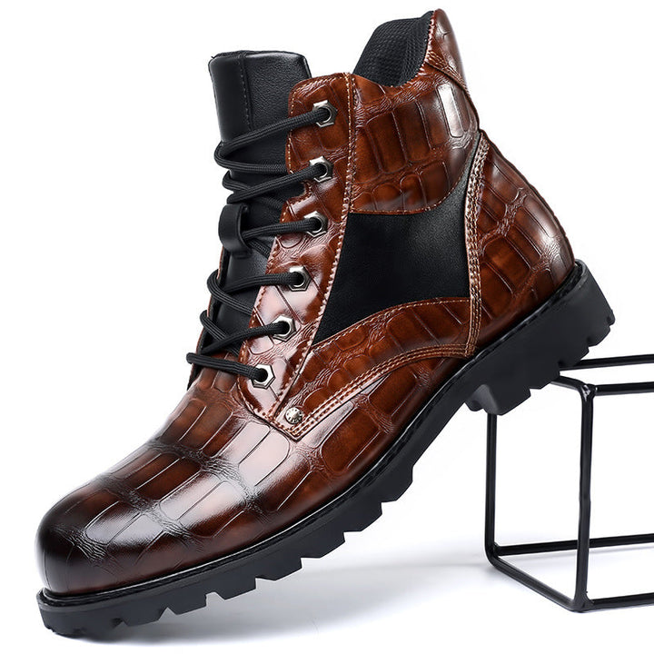 Ethan | Premium Crocodile Leather Boots
