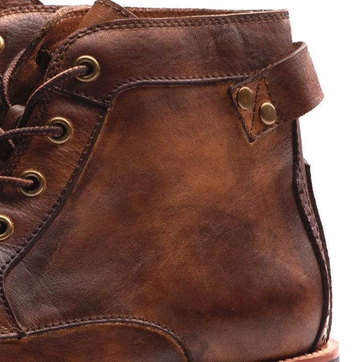 Thomas | Stylish High-Top Leather Boots