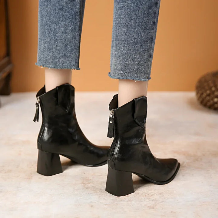 Vintage High Heel Chelsea Boots