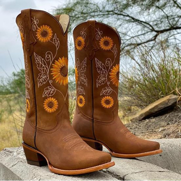 Sunbloom Style Western Boots