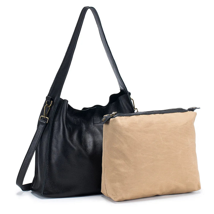 Cowhide Leather Tote Bag