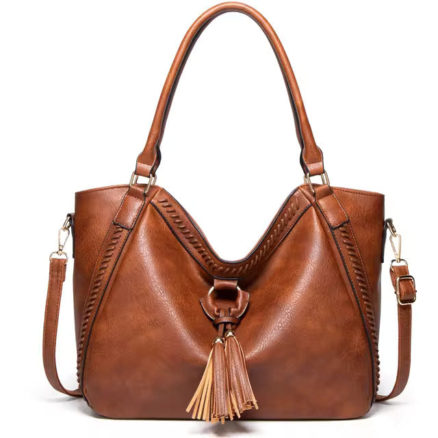 Timeless Leather Shoulder Bag