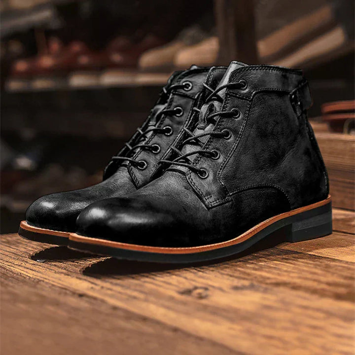 Thomas | Stylish High-Top Leather Boots