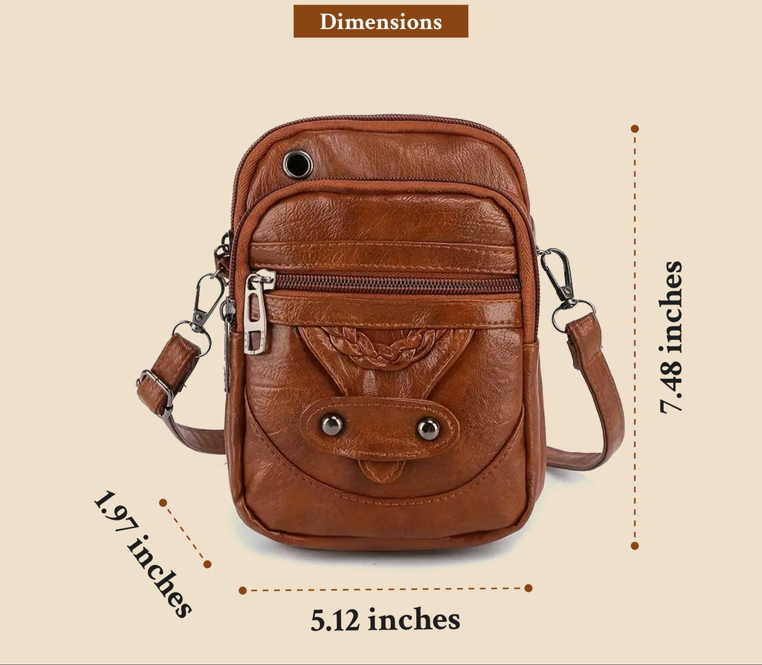 Vintage Crossbody Leather Bag