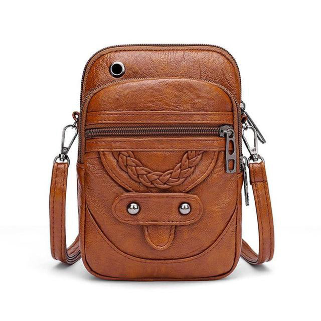 Vintage Crossbody Leather Bag