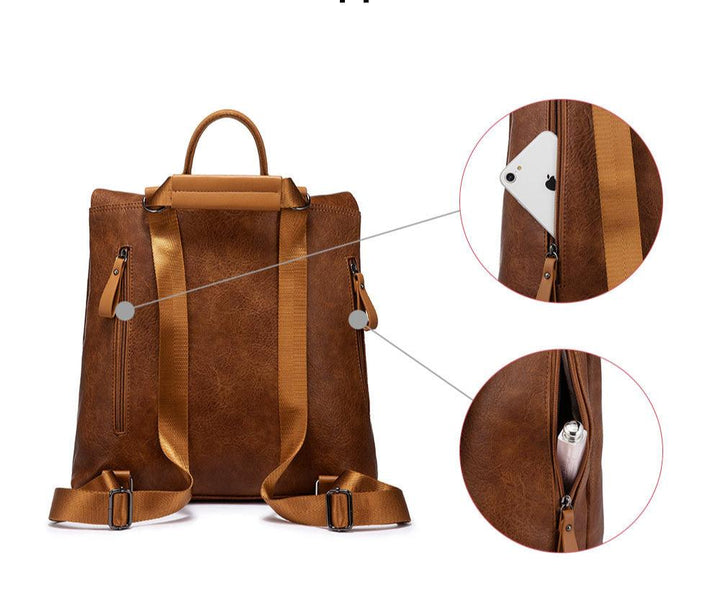 Unique Leather Backpack