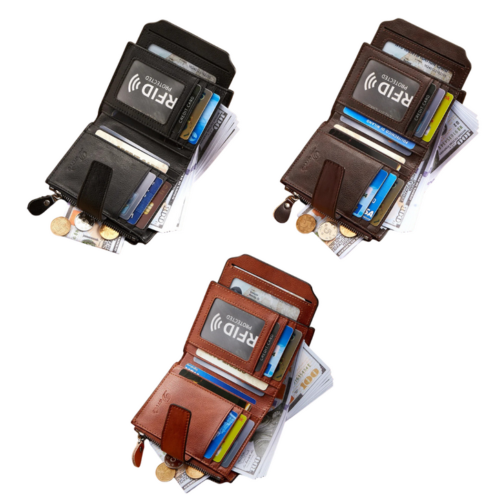 Liam | Vintage RFID Leather Wallet