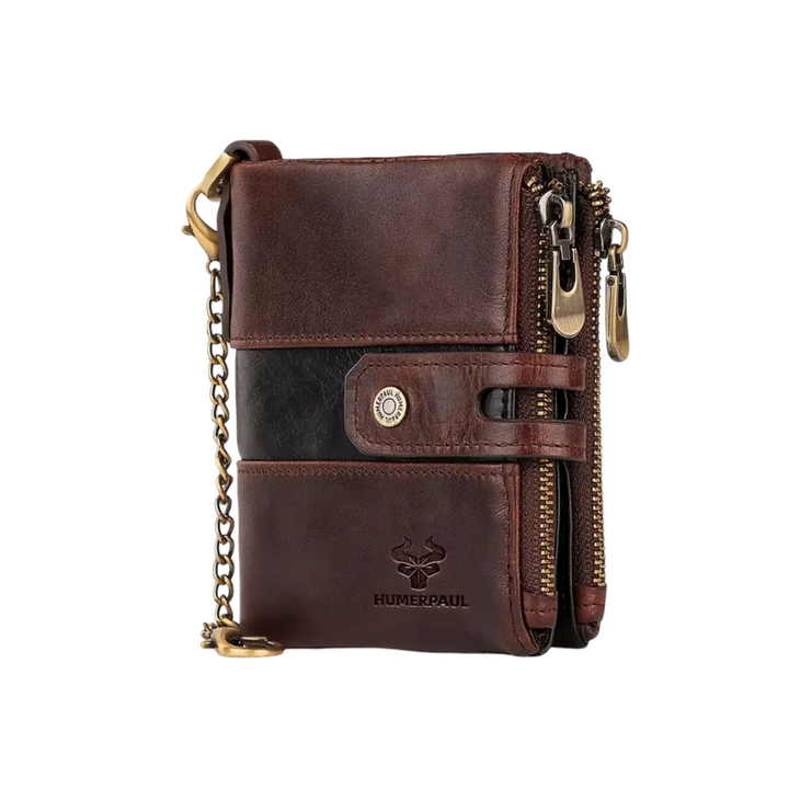 Roque | Leather Chain Strap with Multiple Compartments | Wallet