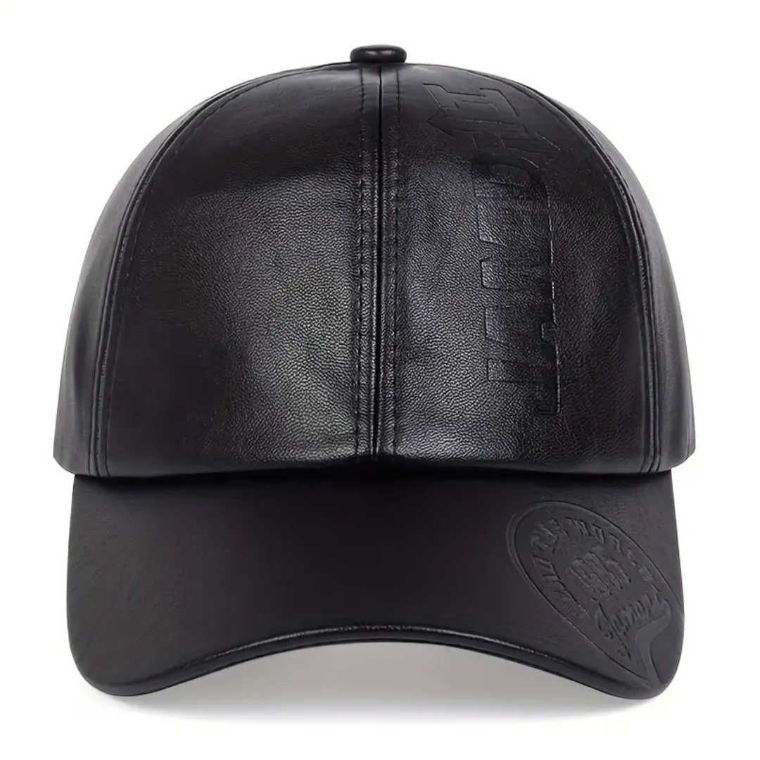 Daniel | Classic Leather-Style Baseball Cap for Men