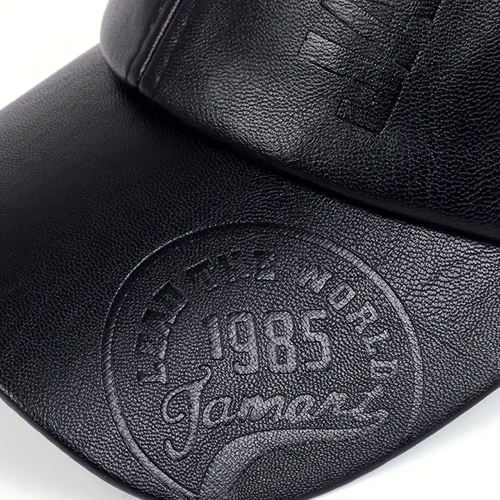 Daniel | Classic Leather-Style Baseball Cap for Men