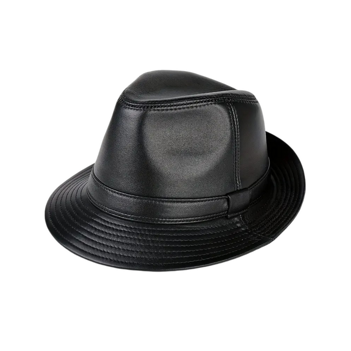 Timothy | Classic Leather Fedora Hat