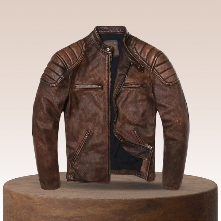 Alexander | Vintage Racer Leather Jacket