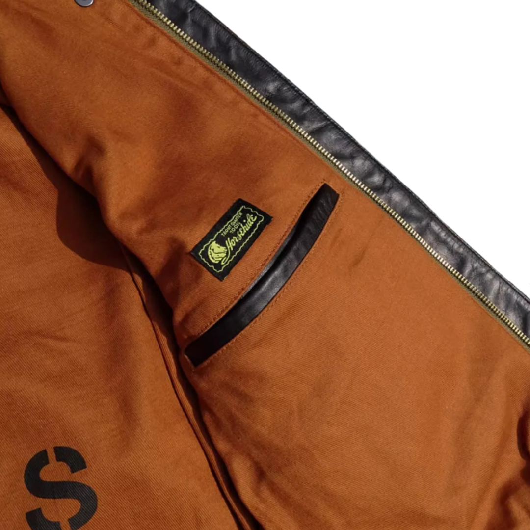 Samuel | Military Style A-2 Flight Leather Jacket