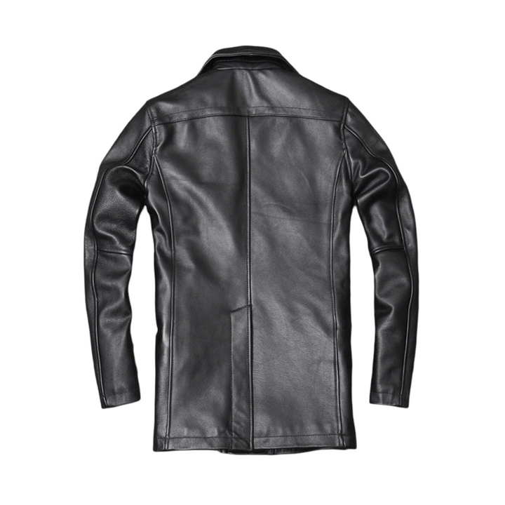 Ford | Men's Cowhide Double-Breasted Leather Jacket