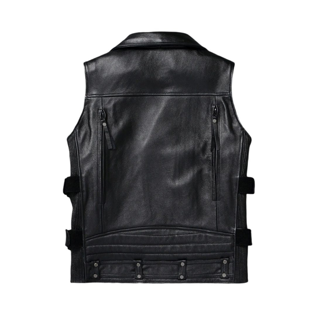 Viggo | Vintage Distressed Leather Vest