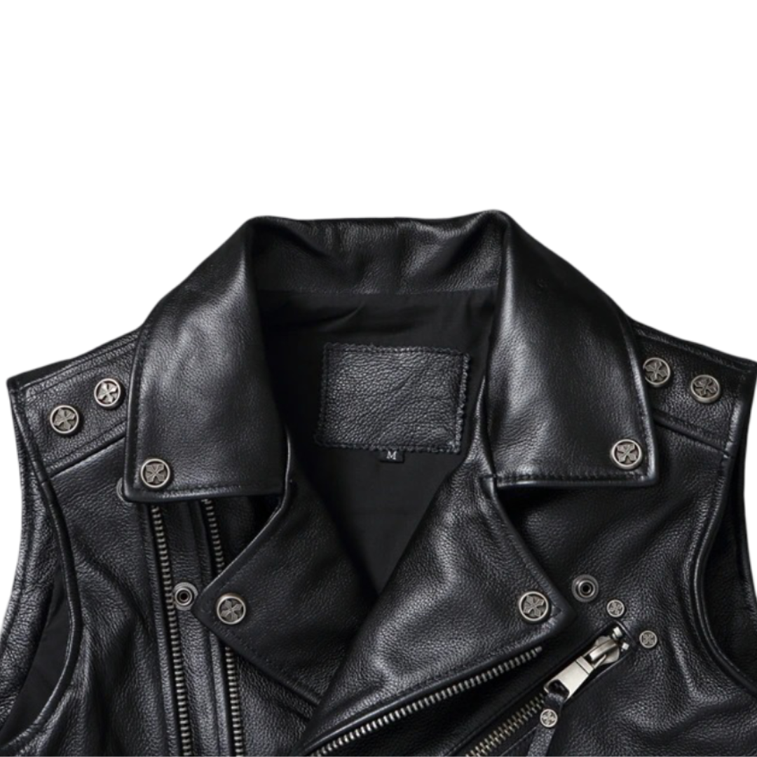 Viggo | Vintage Distressed Leather Vest