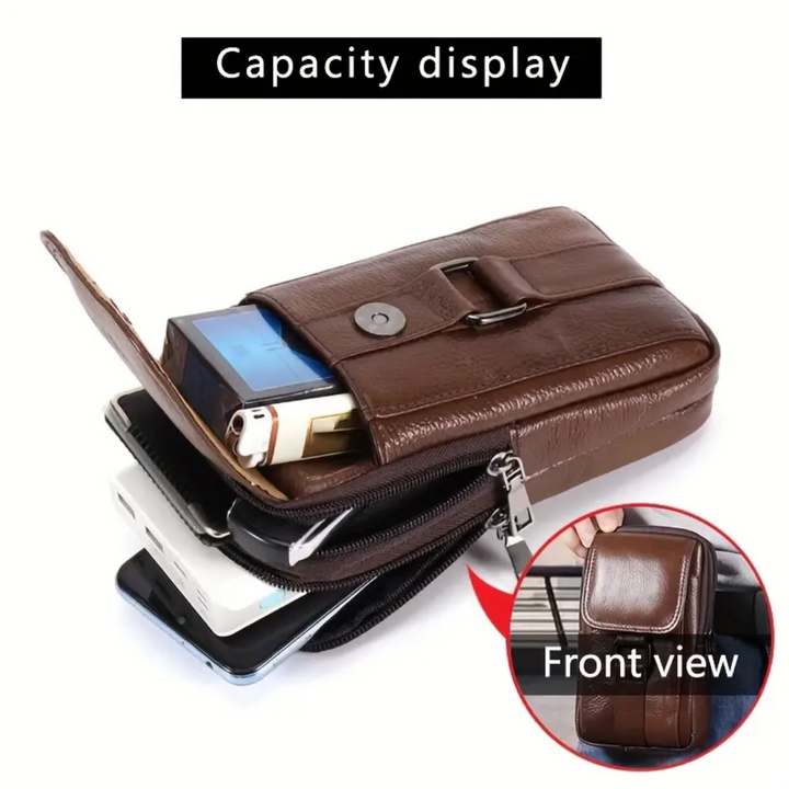 Frank | Belt Phone Pouch Zippered Wallet Case