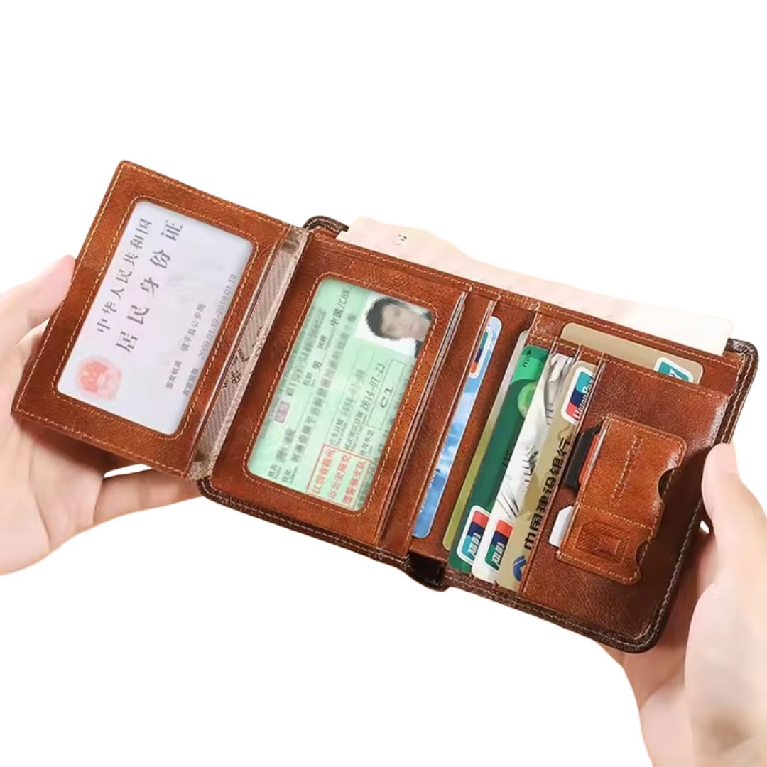 Ben | Slim RFID Leather Wallet for Men