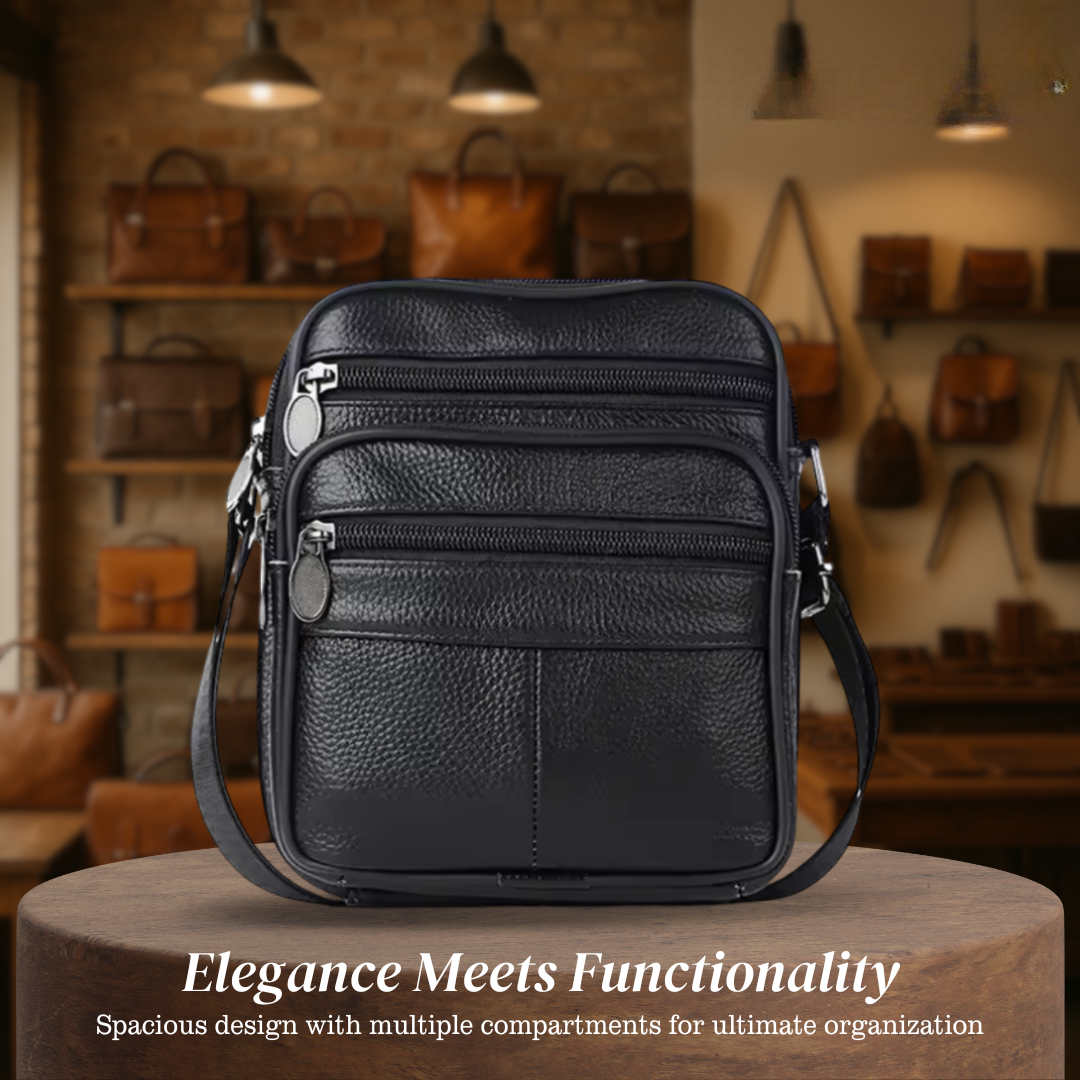Ryan - Leather Business Crossbody Bag for Men