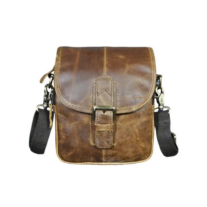Zachary - Genuine Leather Shoulder Bag for Men