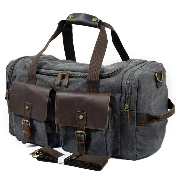 David - Mens Canvas Leather Duffle Bags
