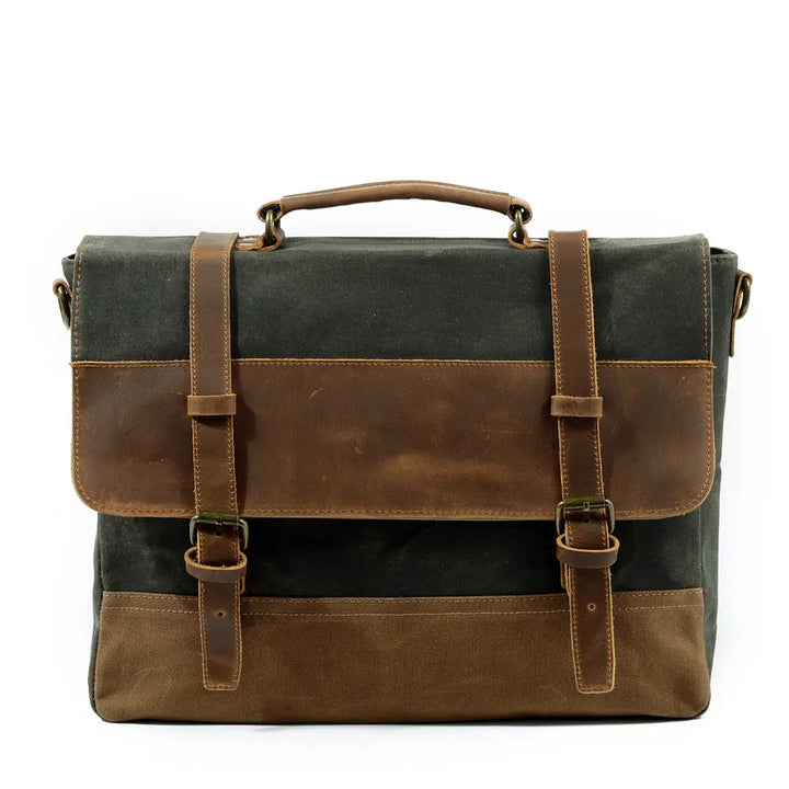 Jack - Water-Resistant Waxed Canvas Messenger Bag