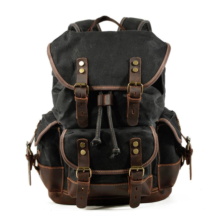 John - Heavy-Duty Canvas Hiking Backpack