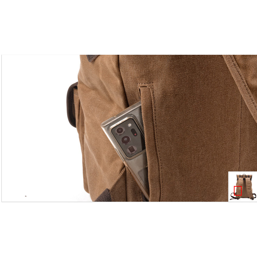 Marcus - Heavy-Duty Canvas Travel Backpack