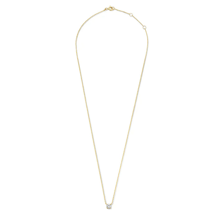 Cléa Moissanite Stone Necklace | Gold 14k
