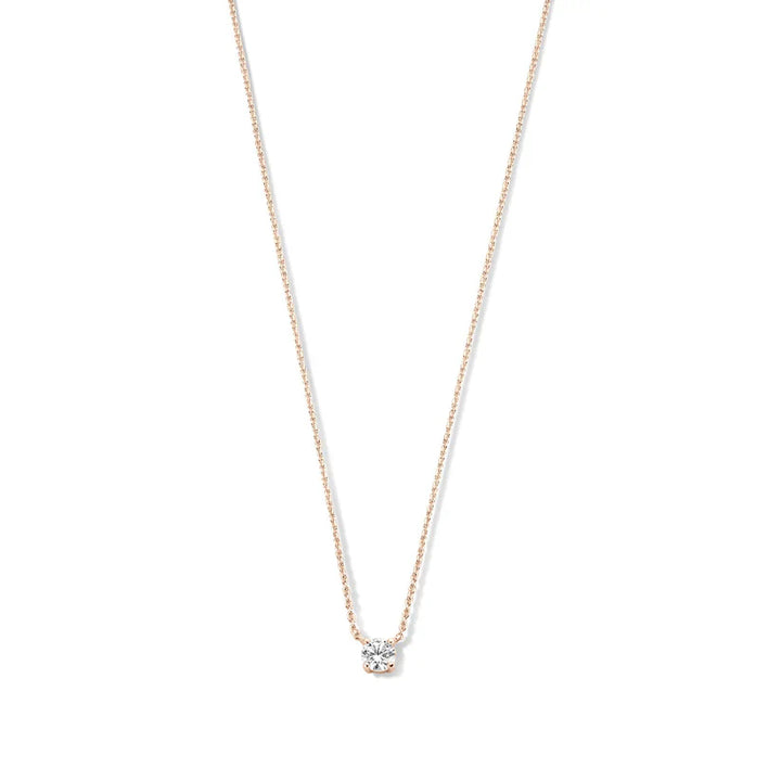 Cléa Moissanite Stone Necklace | Gold 14k